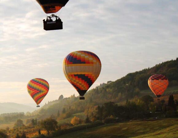 Hot Air Ballooning in the Tuscan Countryside with Breakfast